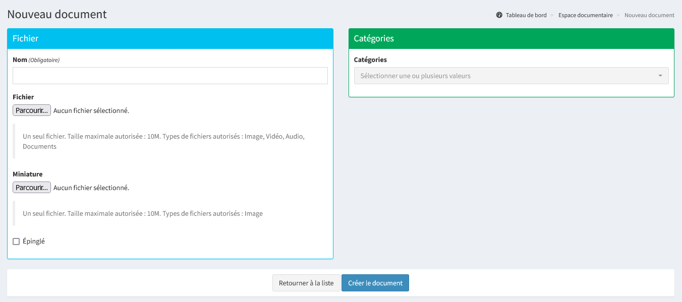 Ajouter un fichier