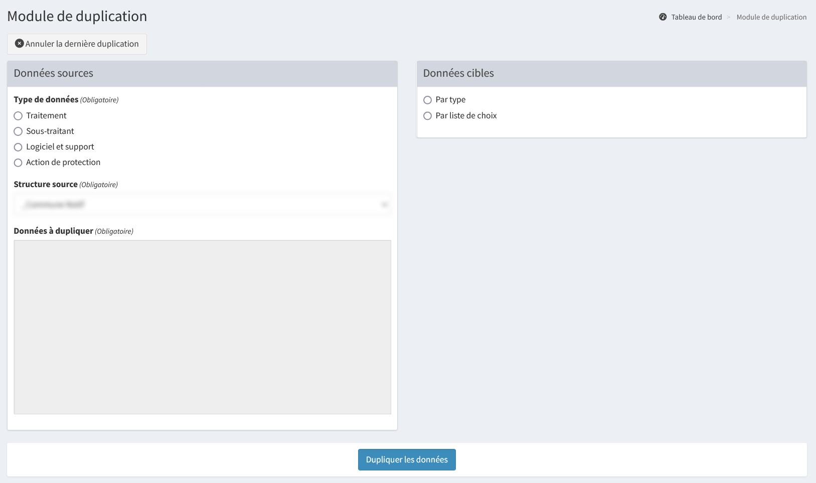 Module de duplication